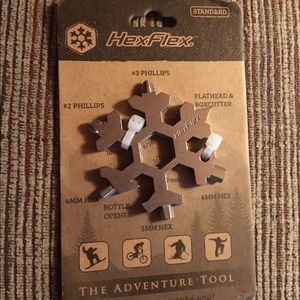 NWT Original Stainless Steel Hexflex Multi-tool